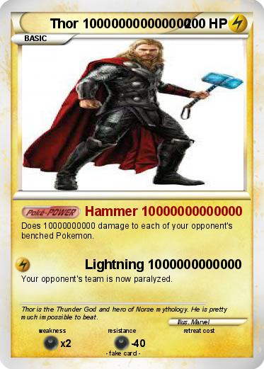 Pokemon Thor 100000000000000