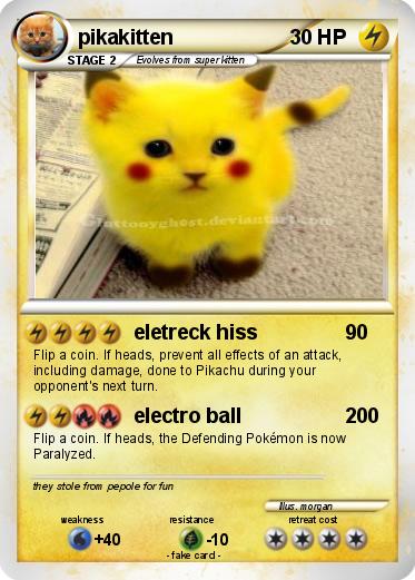 Pokemon pikakitten