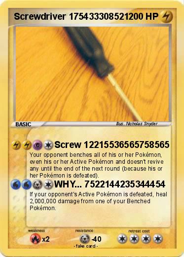 Pokemon Screwdriver 175433308521