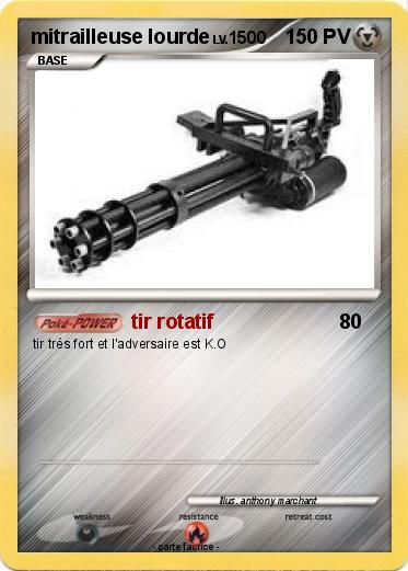Pokemon mitrailleuse lourde