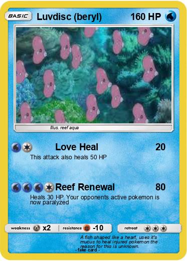Pokemon Luvdisc (beryl)