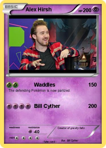 Pokemon Alex Hirsh