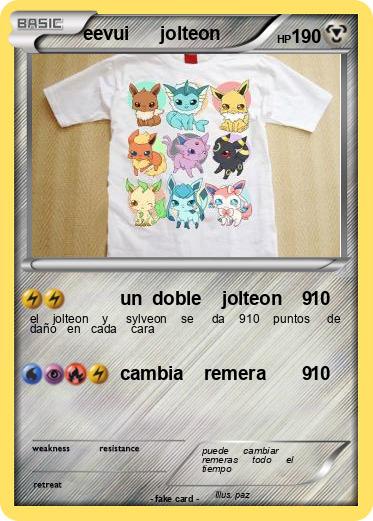 Pokemon eevui      jolteon