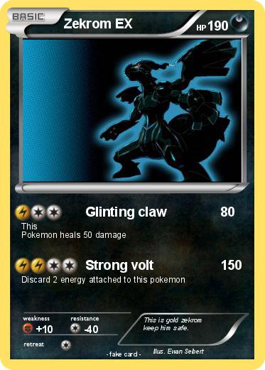 Pokemon Zekrom EX