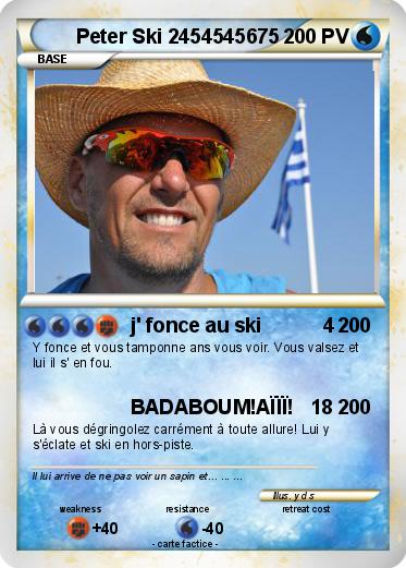 Pokemon Peter Ski 2454545675