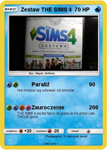 Pokemon Zestaw THE SIMS 4