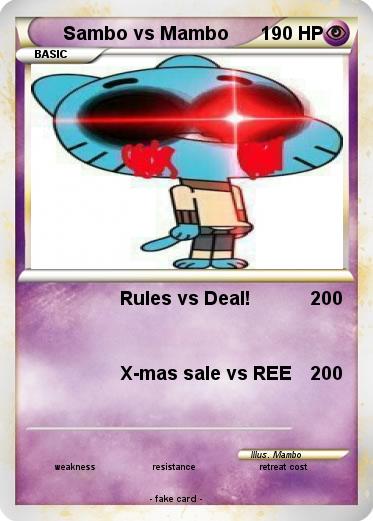 Pokemon Sambo vs Mambo