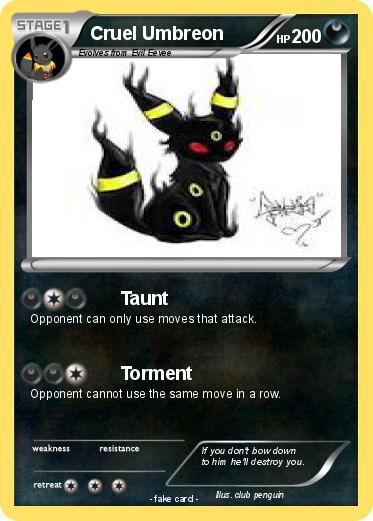Pokemon Cruel Umbreon