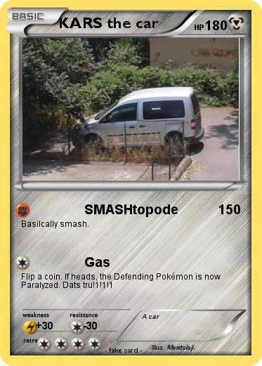 Pokemon KARS the car