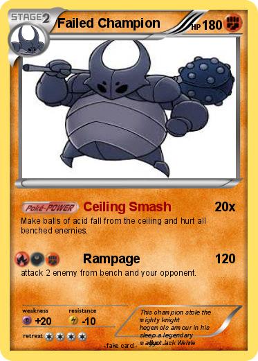 Pokemon Failed Champion