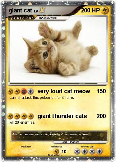 Pokemon giant cat