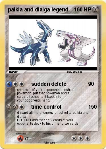 Pokemon palkia and dialga legend