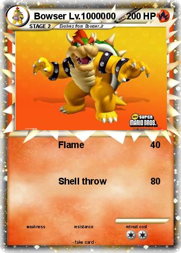 Pokemon Bowser Lv.1000000