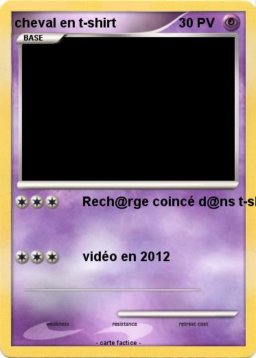 Pokemon cheval en t-shirt