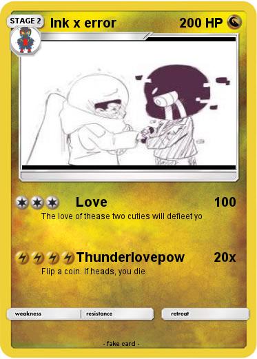 Pokemon Ink x error