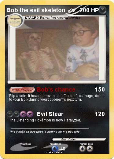 Pokemon Bob the evil skeleton
