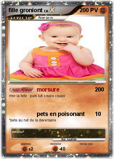 Pokemon fille groniont