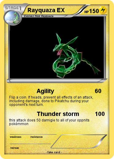 Pokemon Rayquaza EX