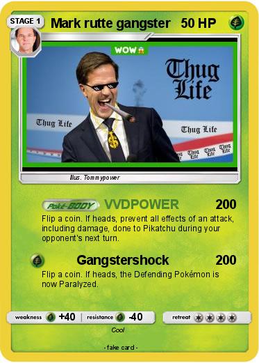 Pokemon Mark rutte gangster