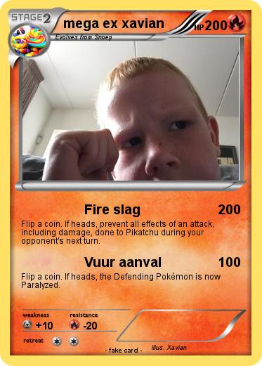 Pokemon mega ex xavian