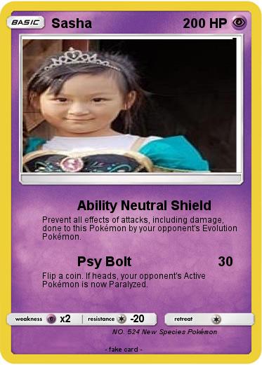 Pokemon Sasha