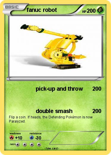 Pokemon fanuc robot