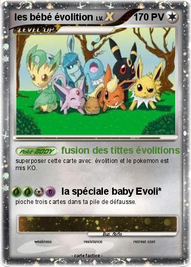 Pokemon les bébé évolition