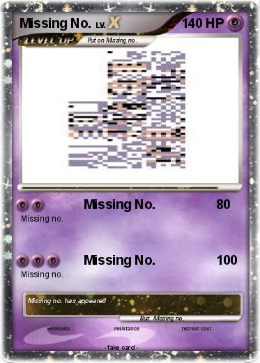 Pokemon Missing No.