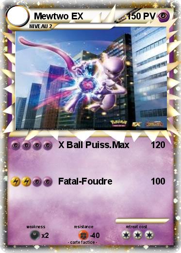 Pokemon Mewtwo EX