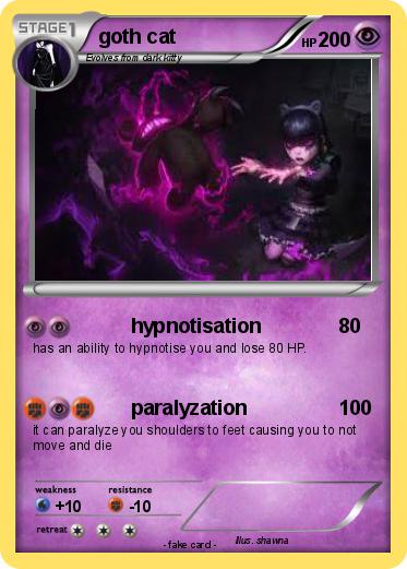 Pokemon goth cat