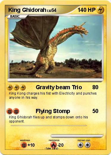 Pokemon King Ghidorah