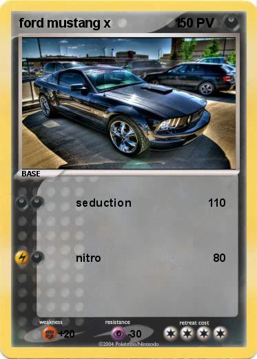 Pokemon ford mustang x                  1