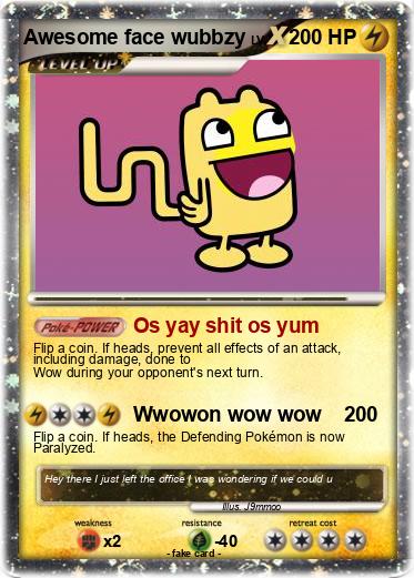 Pokemon Awesome face wubbzy