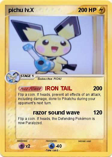 Pokemon pichu lv.X
