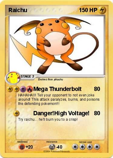 Pokemon Raichu