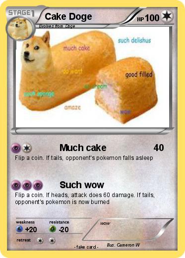 Pokemon Cake Doge