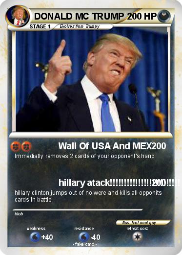Pokemon DONALD MC TRUMP