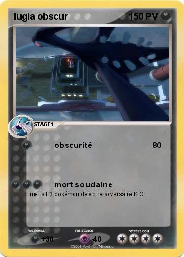 Pokemon lugia obscur