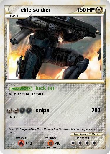 Pokemon elite soldier