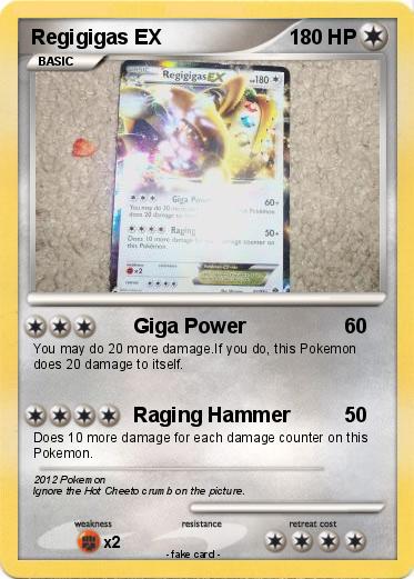Pokemon Regigigas EX