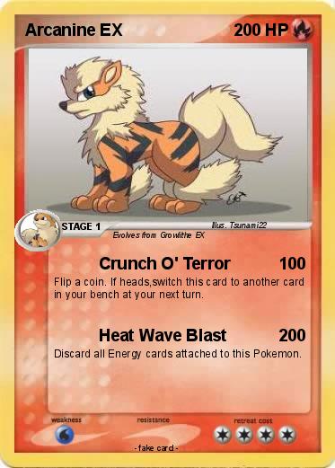 Pokemon Arcanine EX