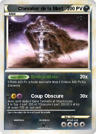 Pokemon Chevalier de la Mort