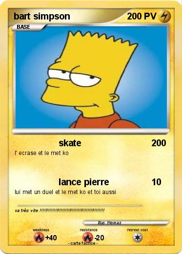 Pokemon bart simpson