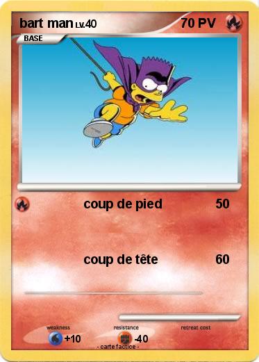 Pokemon bart man