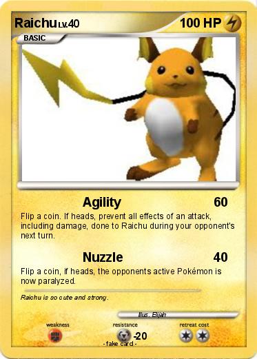 Pokemon Raichu