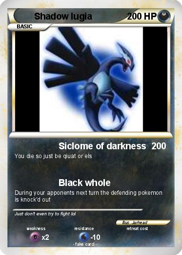 Pokemon Shadow lugia