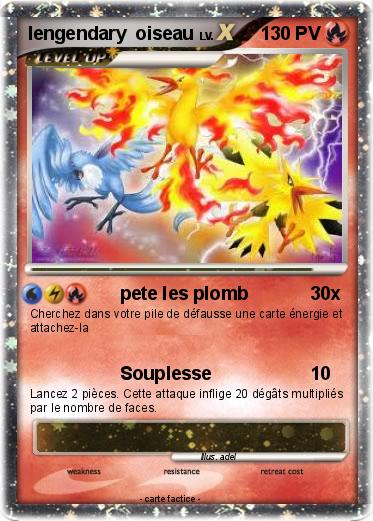Pokemon lengendary  oiseau
