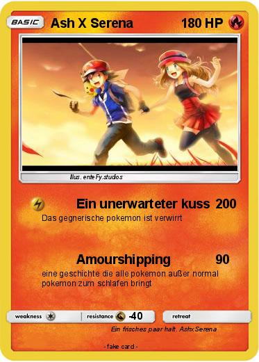 Pokemon Ash X Serena