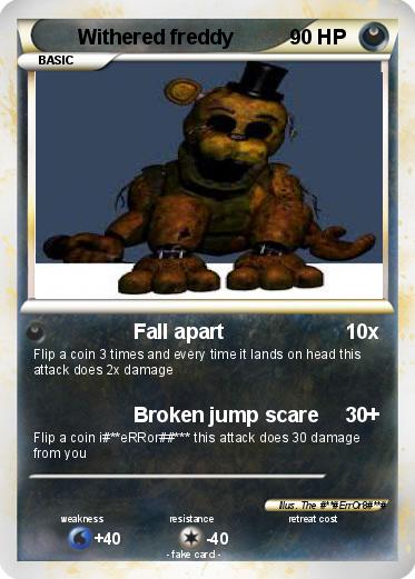 Pokemon Withered freddy