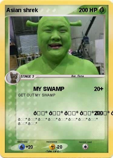 Pokemon Asian shrek